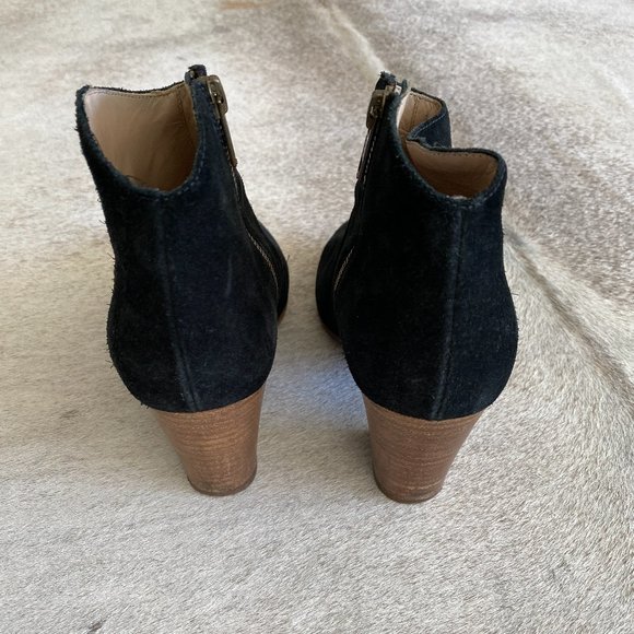 Club Monaco Black Suede Booties - Picture 4 of 6